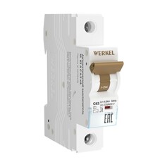 Werkel W901P634   Автоматический выключатель 1P  63 A  C  4,5 кА