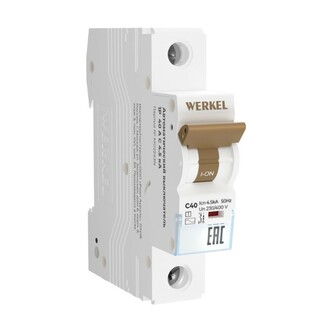 Werkel W901P404   Автоматический выключатель 1P  40 A  C  4,5 кА