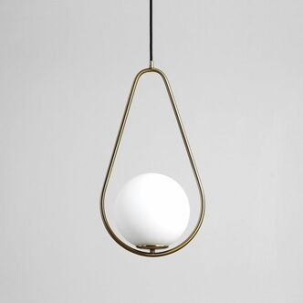 Подвесной Светильник Hoop Drop Brass By Imperiumloft