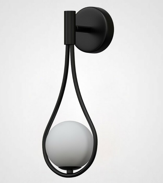 Настенное Бра Hoop Drop Wall Black By Imperiumloft