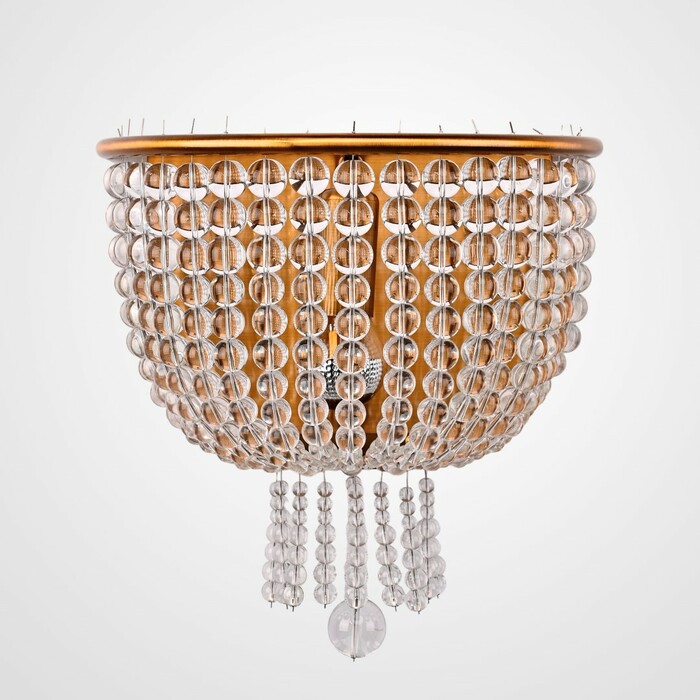 Бра Jacqueline White Sconce Brass By Imperiumloft
