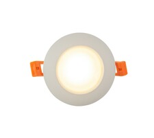 DENKIRS DK3016-WH Встраиваемый светильник влагозащ., IP 65, 50 Вт, GU10, белый, алюминий