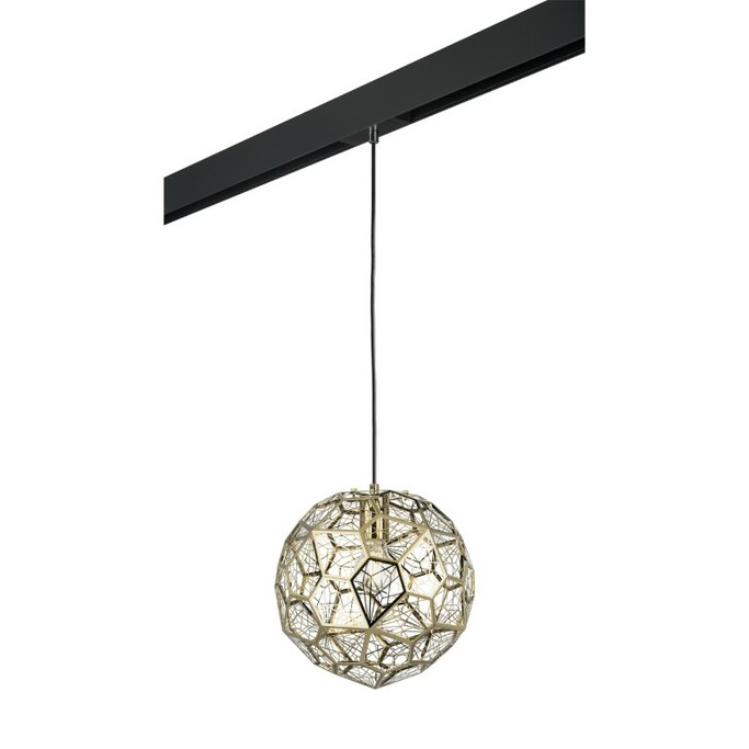 LIGHTSTAR PRO724012 Светильник д 1-фазн трека FERMO 1х40W E27 ЗОЛОТО ЧЕРНЫЙ (724012+595007)