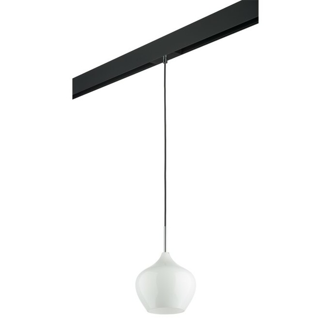 LIGHTSTAR PRO803040 Светильник д 1-фазн трека PENTOLA 1х40W E14  ХРОМ БЕЛЫЙ ЧЕРНЫЙ (803040+595007)