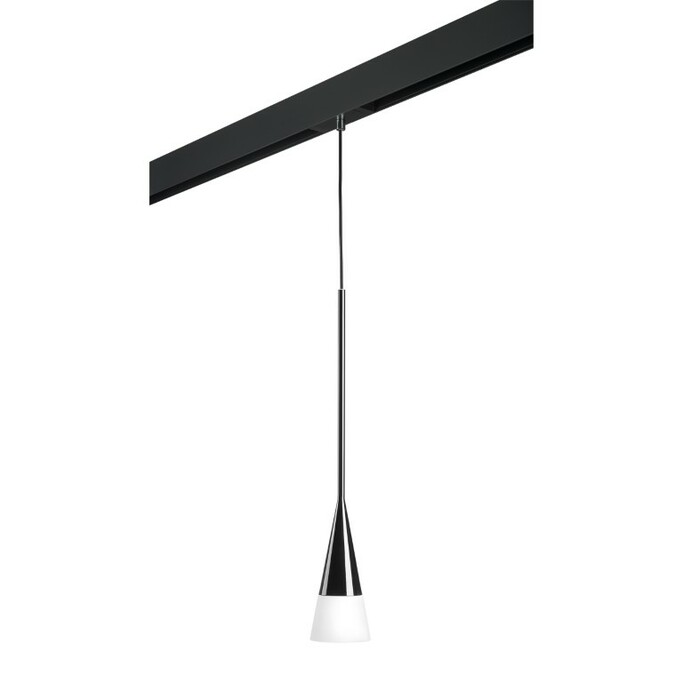 LIGHTSTAR PRO804117 Светильник д 1-фазн трека CONICITA 1х40W E14 ЧЕРНЫЙ БЕЛЫЙ (804117+595007)