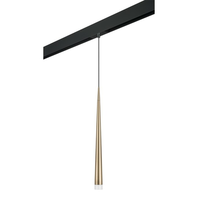 LIGHTSTAR PRO807013 Светильник д 1-фазн трека PUNTO 1х25W G9 ШАМПАНЬ ЧЕРНЫЙ (807013+595007)