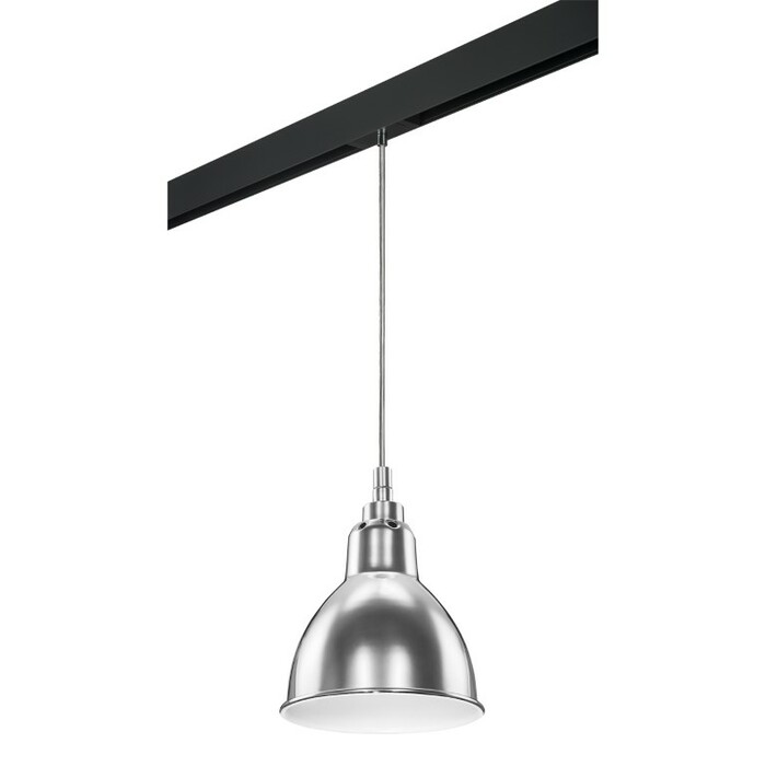 LIGHTSTAR PRO765014 Светильник д 1-фазн трека LOFT 1х40W E14 ХРОМ ЧЕРНЫЙ  (765014+595007)