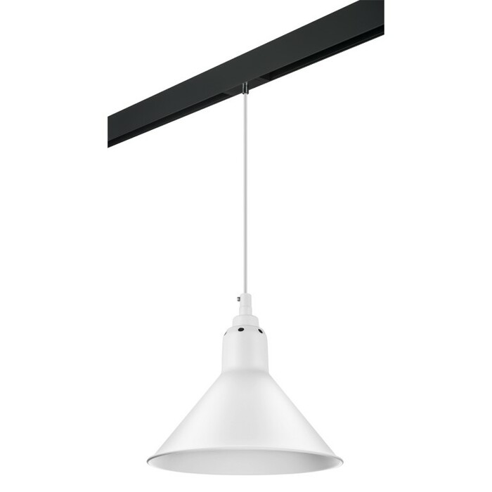 LIGHTSTAR PRO765026 Светильник д 1-фазн трека LOFT 1х40W E14 БЕЛЫЙ ЧЕРНЫЙ  (765026+595007)