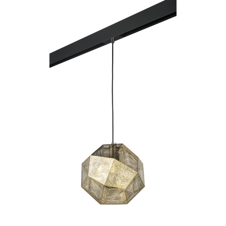 LIGHTSTAR PRO724112 Светильник д 1-фазн трека FERMO 1х40W E27 ЗОЛОТО ЧЕРНЫЙ (724112+595007)