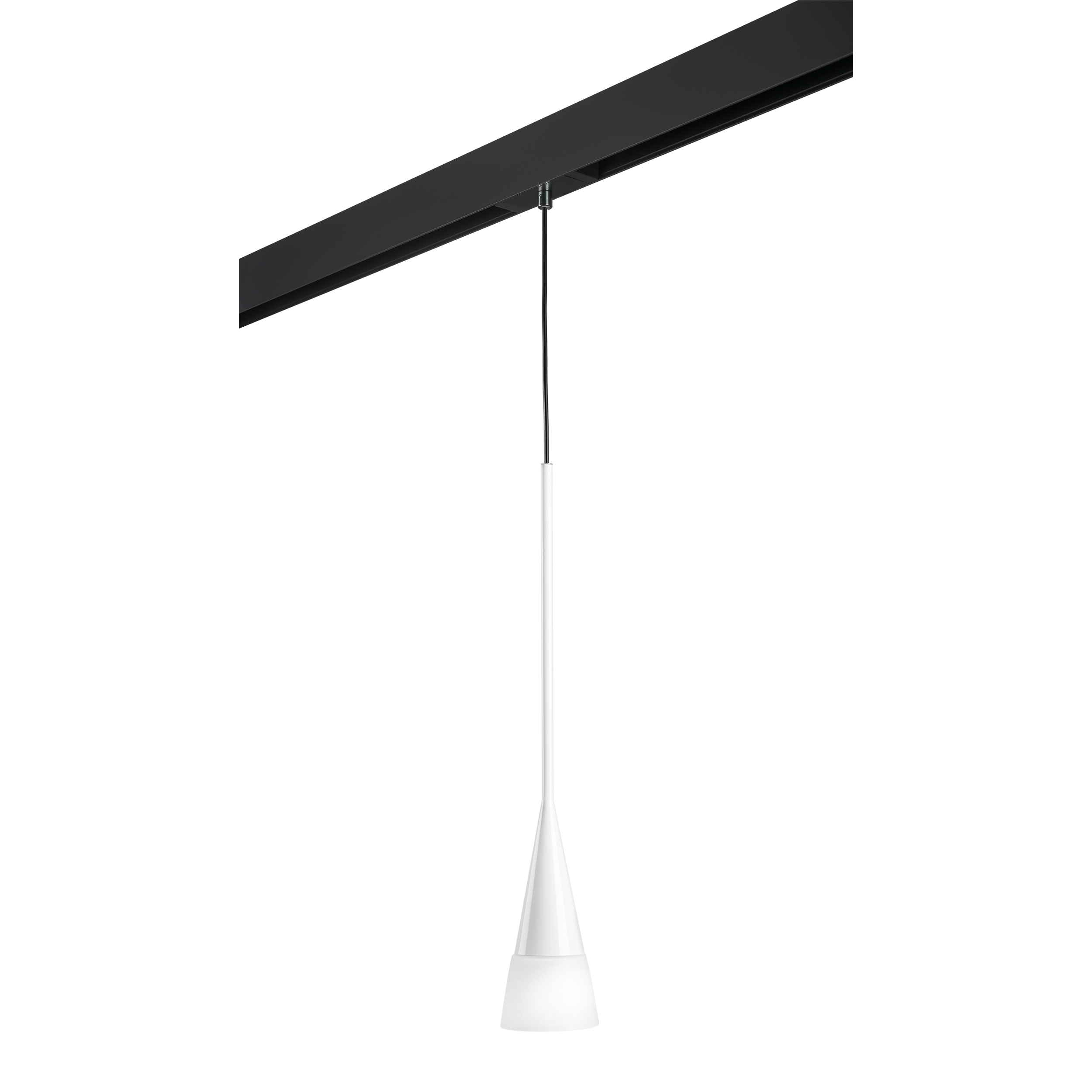 LIGHTSTAR PRO804110 Светильник д 1-фазн трека CONICITA 1х40W E14 БЕЛЫЙ ЧЕРНЫЙ (804110+595007)