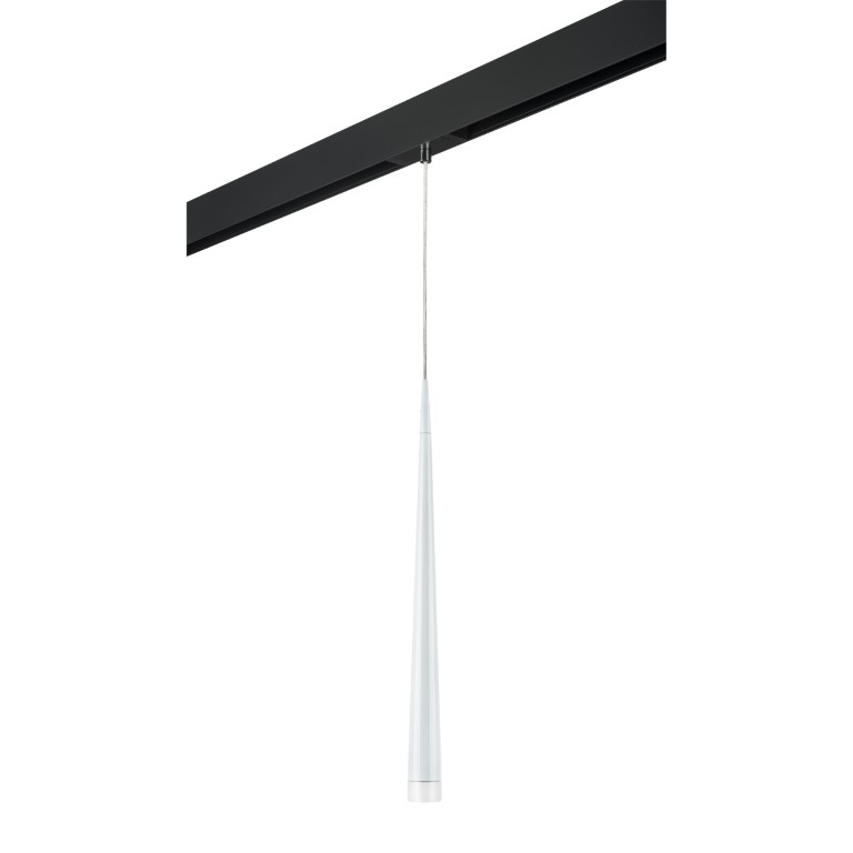 LIGHTSTAR PRO807016 Светильник д 1-фазн трека PUNTO 1х25W G9 ХРОМ БЕЛЫЙ ЧЕРНЫЙ (807016+595007)