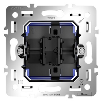 Voltum VLS0101M Механизм выключателя одноклавишного 10А, S70