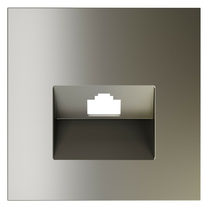 Voltum VLS001304 Накладка для розетки компьютерной RJ45 кат.6, S70 (шелк)