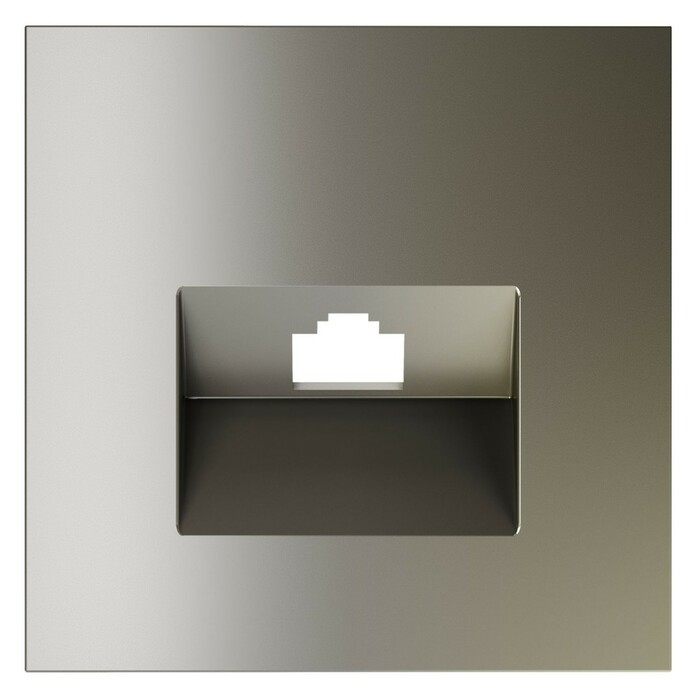 Voltum VLS001304 Накладка для розетки компьютерной RJ45 кат.6, S70 (шелк)