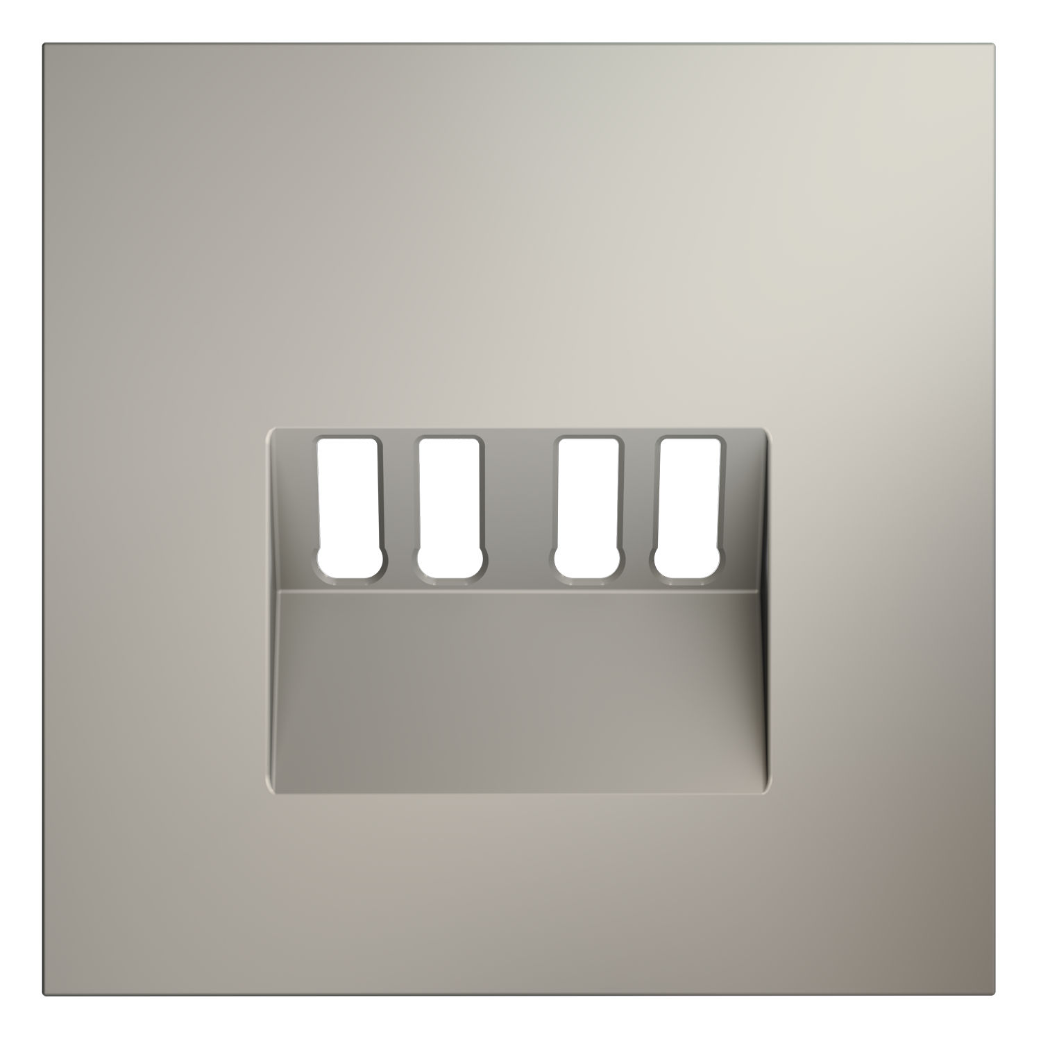 Voltum VLS001503 Накладка для розетки акустической 4-местной , S70 (кашемир)