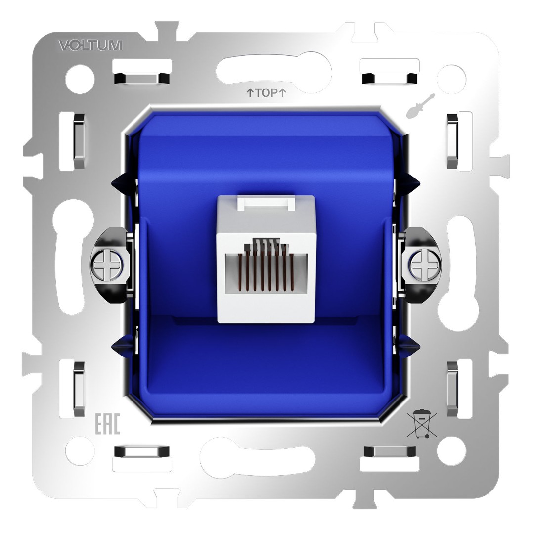Voltum VLS0601M Механизм розетки компьютерной RJ45 кат.6, S70
