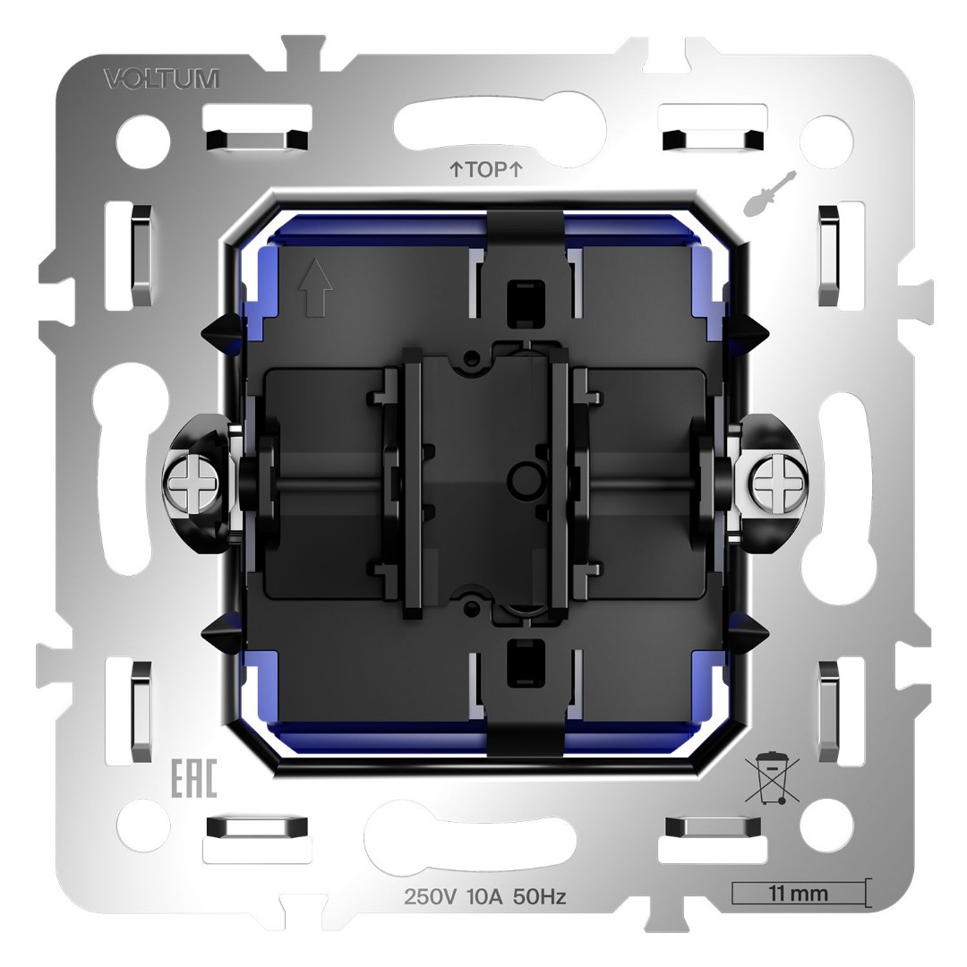 Voltum VLS0101M Механизм выключателя одноклавишного 10А, S70