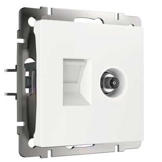 Werkel W1181301  Розетка ТВ+Ethernet RJ-45 6 cat.(белый)