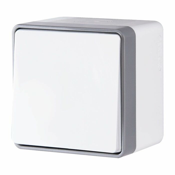 Werkel W5010201  Выключатель одноклавишный влагозащищенный Gallant (белый)