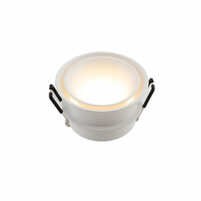 DENKIRS DK2403-WH Встраиваемый светильник влагозащ., IP 44, 10 Вт, GU10, белый, алюминий