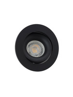 DENKIRS DK2018-BK Встраиваемый светильник, IP 20, 50 Вт, GU10, черный, алюминий