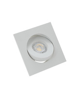 DENKIRS DK2021-WH Встраиваемый светильник, IP 20, 50 Вт, GU10, белый, алюминий