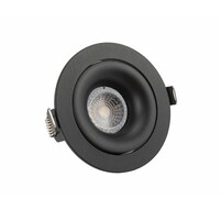 DENKIRS DK2120-BK Встраиваемый светильник, IP 20, 50 Вт, GU10, черный, алюминий