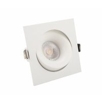 DENKIRS DK2121-WH Встраиваемый светильник, IP 20, 50 Вт, GU10, белый, алюминий