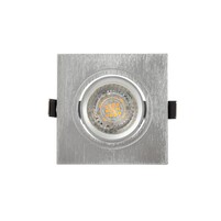 DENKIRS DK3021-CM Встраиваемый светильник, IP 20, 10 Вт, GU5.3, LED, серый, пластик