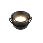 DENKIRS DK2403-BK Встраиваемый светильник влагозащ., IP 44, 10 Вт, GU10, черный, алюминий