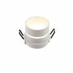 DENKIRS DK2404-WH Встраиваемый светильник влагозащ., IP 44, 10 Вт, GU10, белый, алюминий