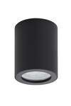 DENKIRS DK3007-BK Накладной светильник влагозащ., IP 44, 50 Вт, GU10, черный, алюминий
