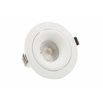 DENKIRS DK2120-WH Встраиваемый светильник, IP 20, 50 Вт, GU10, белый, алюминий