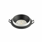 DENKIRS DK2400-BK Встраиваемый светильник, IP 20, 50 Вт, GU10, черный, алюминий