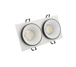 DENKIRS DK2422-BK Встраиваемый светильник, IP 20, 50 Вт, GU10, черный, алюминий