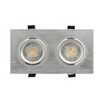 DENKIRS DK3022-CM Встраиваемый светильник, IP 20, 10 Вт, GU5.3, LED, серый, пластик