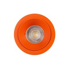 DENKIRS DK2026-OR Встраиваемый светильник, IP 20, 50 Вт, GU10, оранжевый, алюминий