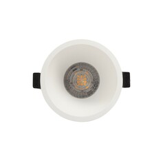 DENKIRS DK3026-WH Встраиваемый светильник, IP 20, 10 Вт, GU5.3, LED, белый, пластик