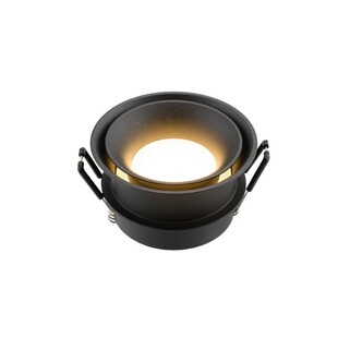 DENKIRS DK2403-BK Встраиваемый светильник влагозащ., IP 44, 10 Вт, GU10, черный, алюминий