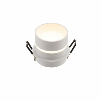 DENKIRS DK2404-WH Встраиваемый светильник влагозащ., IP 44, 10 Вт, GU10, белый, алюминий