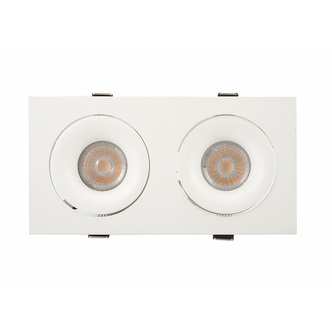 DENKIRS DK2122-WH Встраиваемый светильник, IP 20, 50 Вт, GU10, белый, алюминий