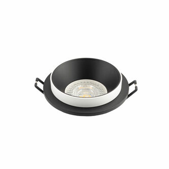 DENKIRS DK2400-BK Встраиваемый светильник, IP 20, 50 Вт, GU10, черный, алюминий