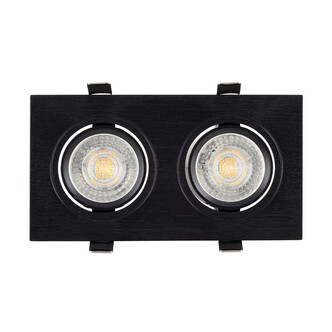 DENKIRS DK3022-BK Встраиваемый светильник, IP 20, 10 Вт, GU5.3, LED, черный, пластик