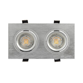DENKIRS DK3022-CM Встраиваемый светильник, IP 20, 10 Вт, GU5.3, LED, серый, пластик