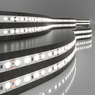 ELEKTROSTANDART Лента свет 120Led 9,6WIP204200K дневной белый (2835 12V 120Led 9,6W IP20)(цена за 1м