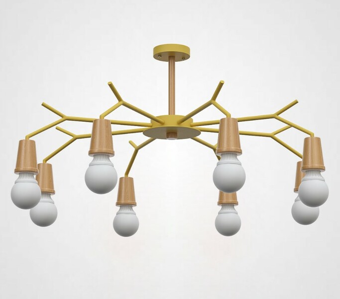 Потолочная Люстра Les Color D95 Yellow By Imperiumloft