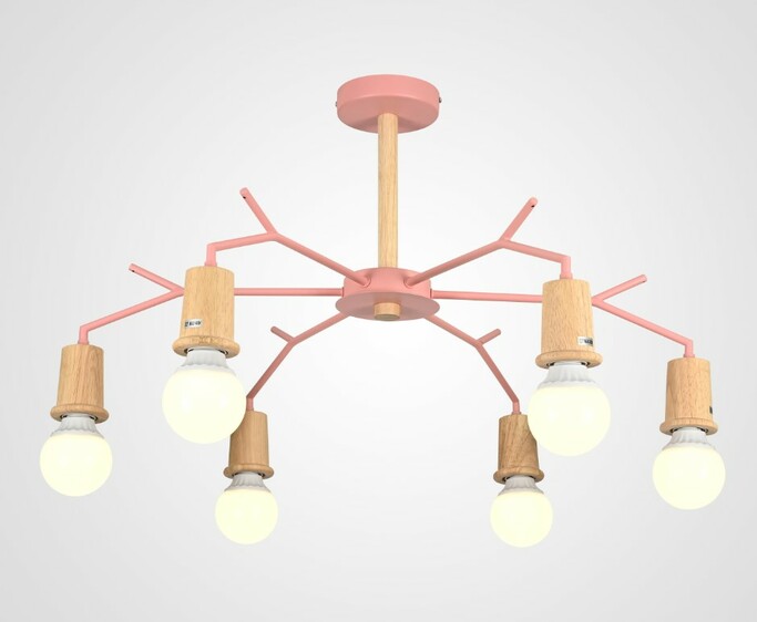 Потолочная Люстра Les Color D80 Pink By Imperiumloft