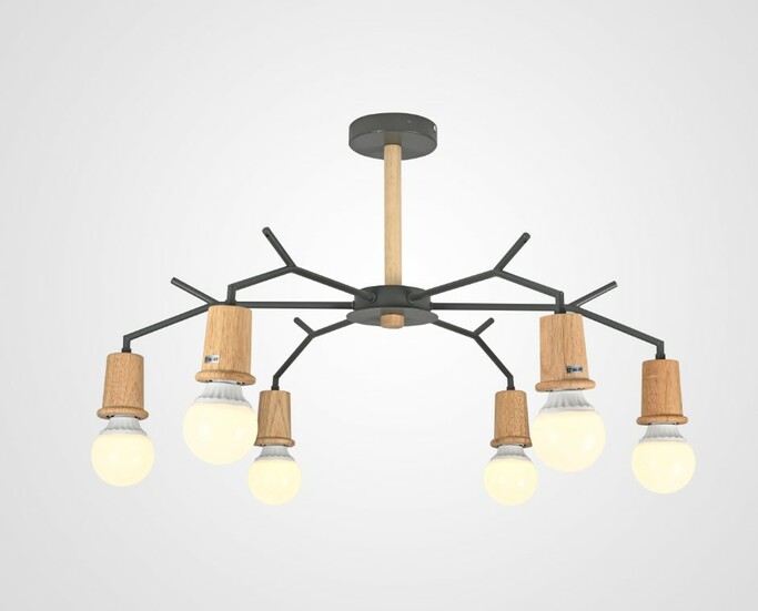 Потолочная Люстра Les Color D80 Grey By Imperiumloft