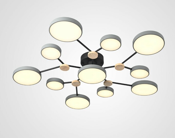 Потолочная Люстра Gamma D102 Grey By Imperiumloft