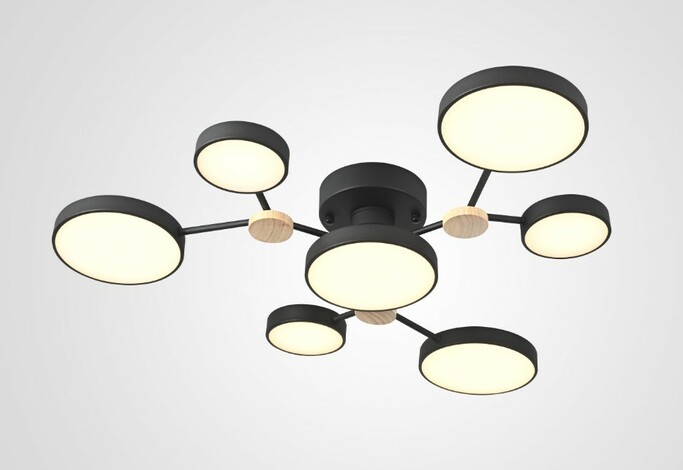 Потолочная Люстра Gamma D88 Black By Imperiumloft